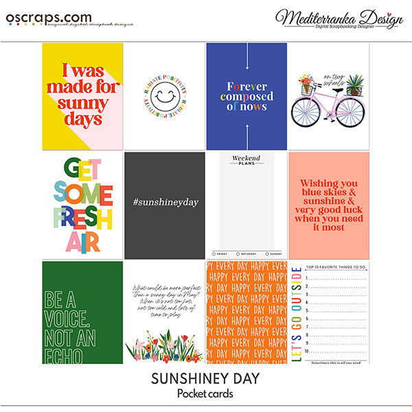 Sunshiney day (Pocket cards)  