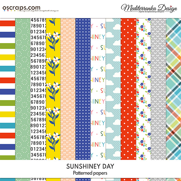 Sunshiney day (Patterned papers) 