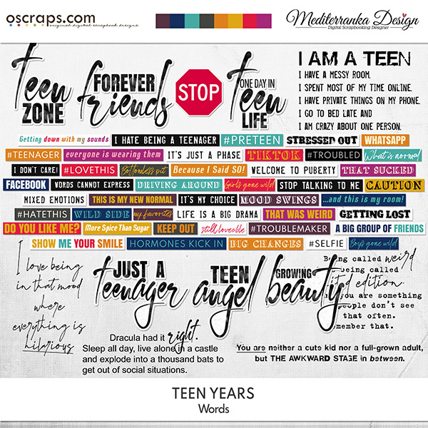 Teen years (Words) 