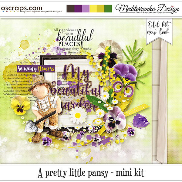 A pretty little pansy (Mini kit)  