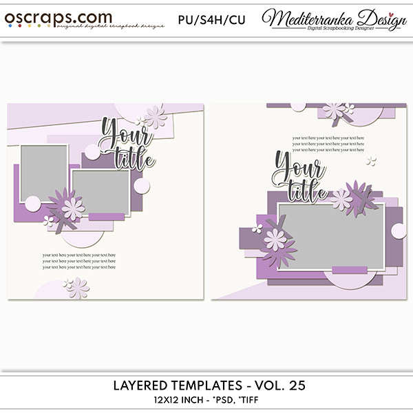 Layered templates - Vol. 25 