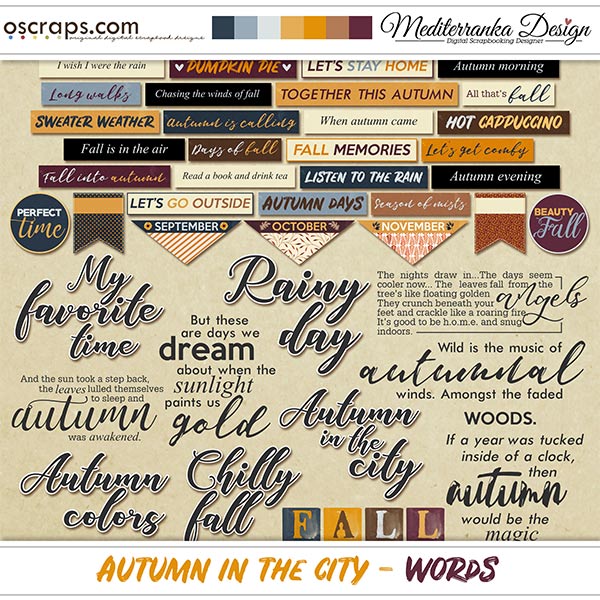 Autumn in the city (Words)
