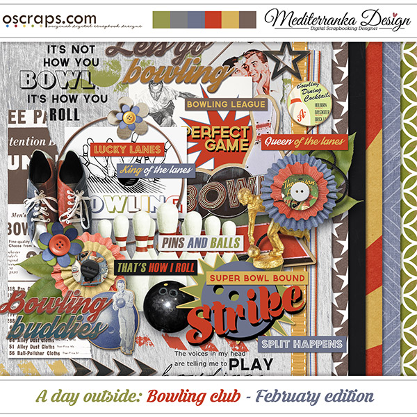 New Digital Scrapbooking Supplies Each Week at Oscraps