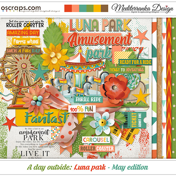 New Digital Scrapbooking Supplies Each Week at Oscraps