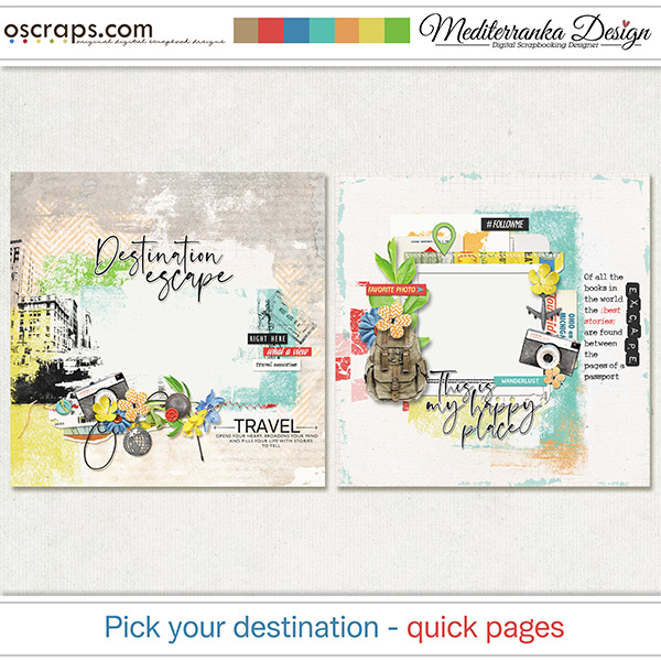 Pick your destination (Quick pages) 