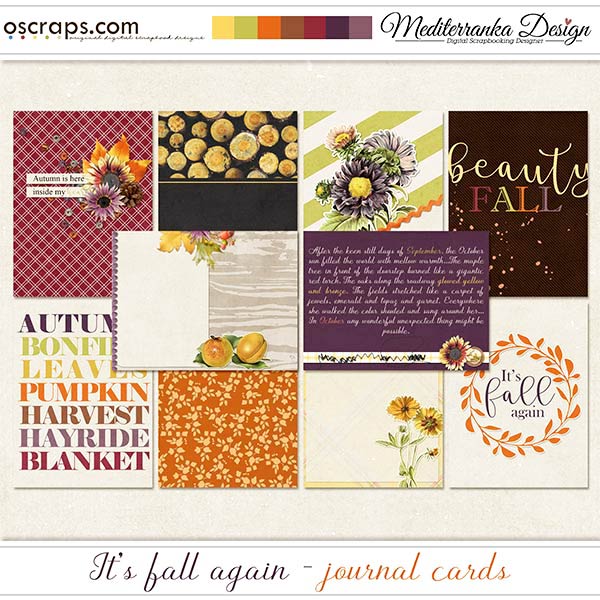 It's fall again (Journal cards) 