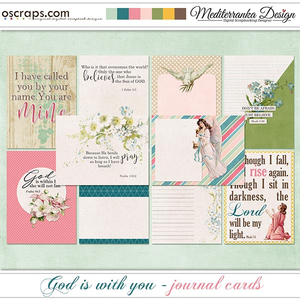 God is with you (Journal cards) 