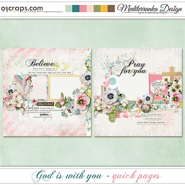 New Digital Scrapbooking Supplies Each Week at Oscraps