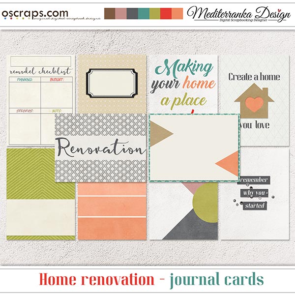 Home renovation (Journal cards)