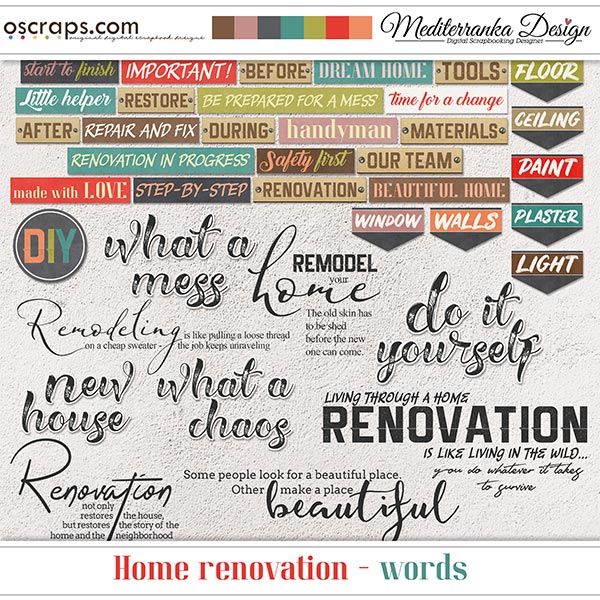 Home renovation (Words) 