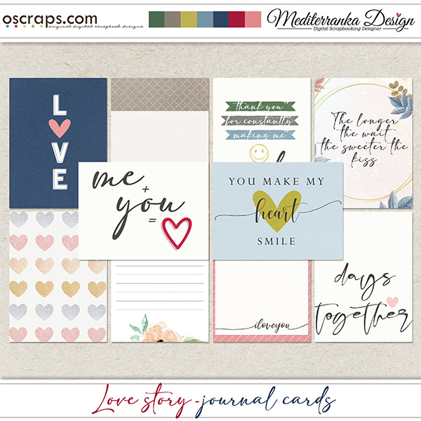 Love story (Journal cards) 