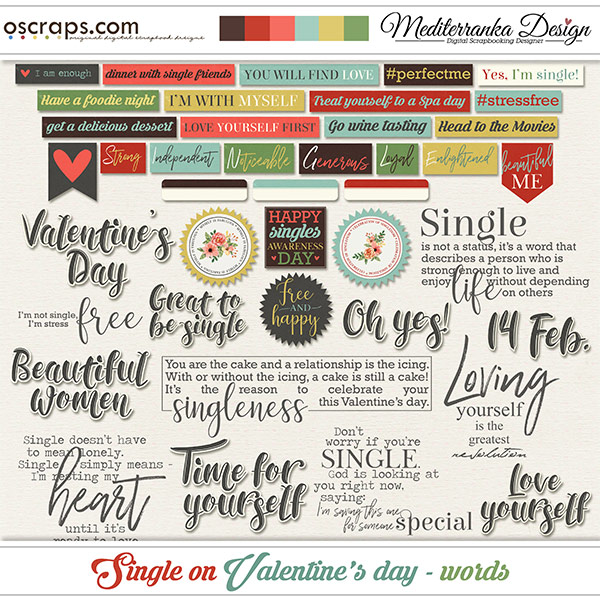 New Digital Scrapbooking Supplies Each Week at Oscraps