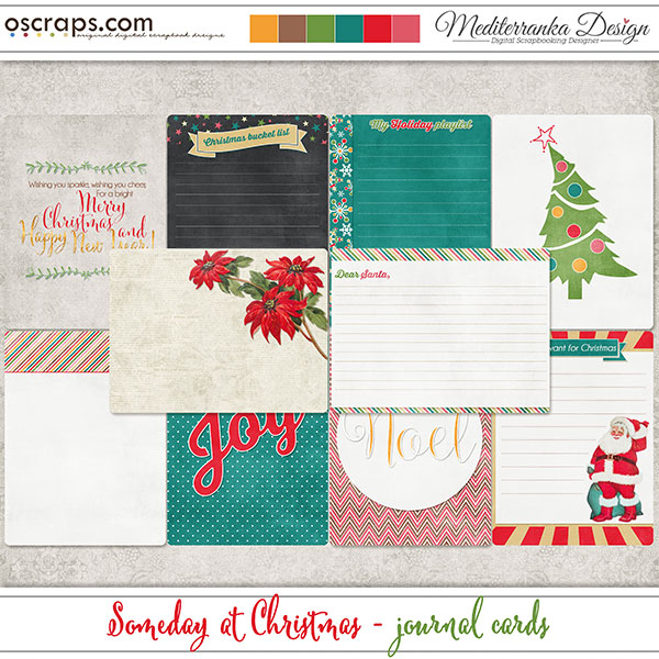 Someday at Christmas (Journal cards) 