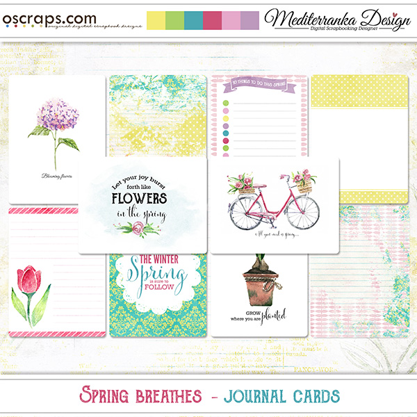 Spring Breathes (Journal cards)