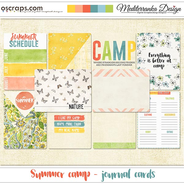 Summer camp (Journal cards) 