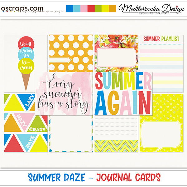 Summer daze (Journal cards) 