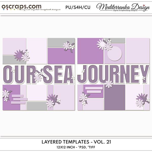 New Digital Scrapbooking Supplies Each Week at Oscraps