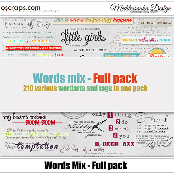 Words Mix - Full pack