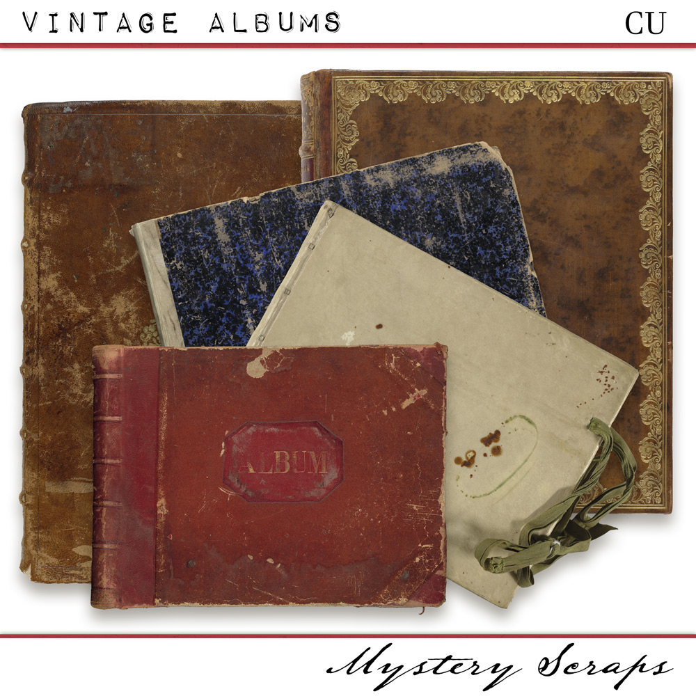 Vintage Albums CU by Mystery Scraps 