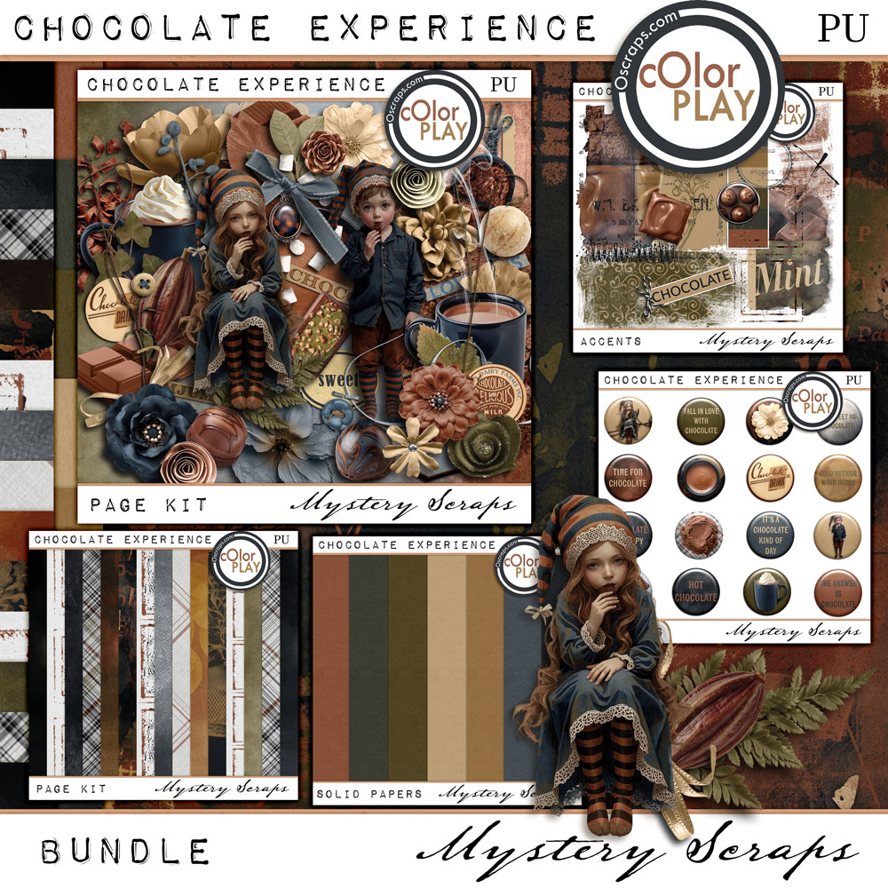 Chocolate Experience Bundle by Mystery Scraps 