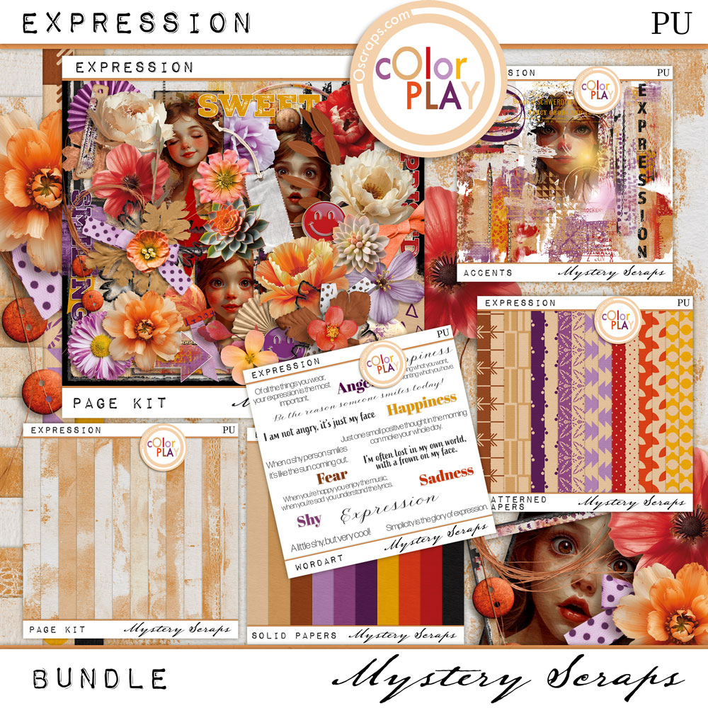 Expression Bundle by Mystery Scraps  
