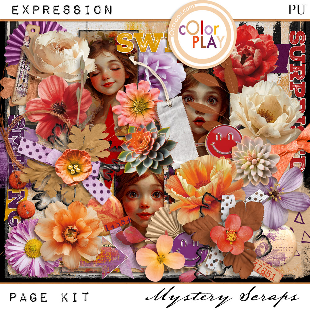 Expression Page Kit by Mystery Scraps 