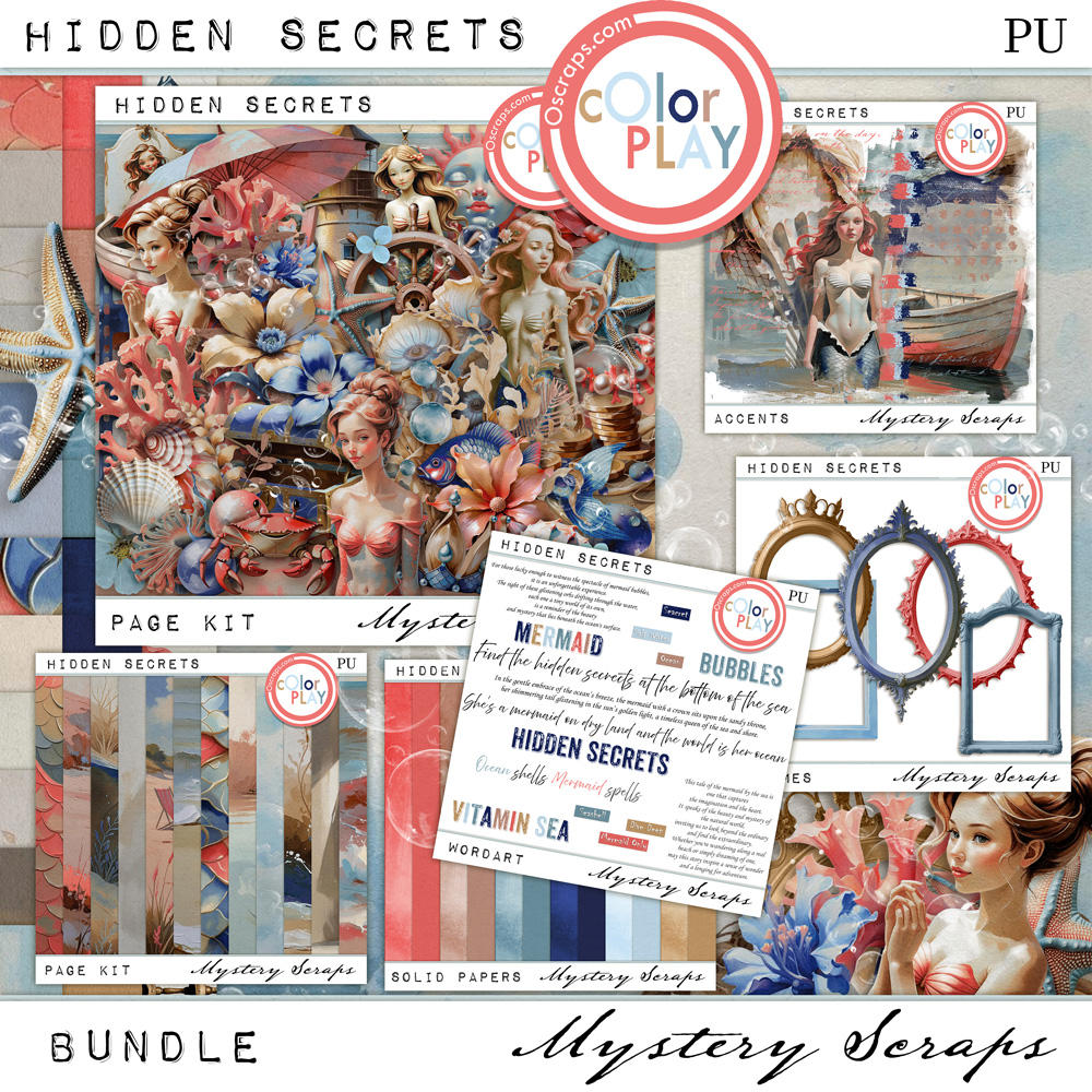 Hidden Secrets Bundle by Mystery Scraps 
