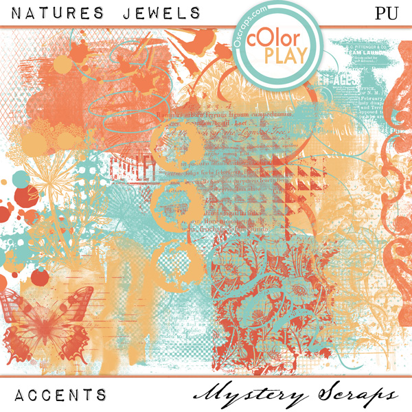 Natures Jewels Accents by Mystery Scraps