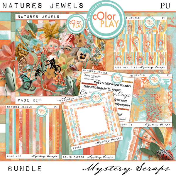 Natures Jewels Bundle by Mystery Scraps