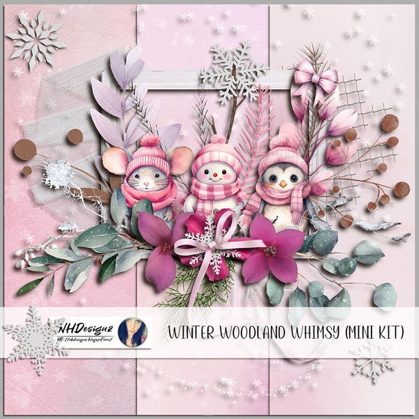 Winter Woodland Whimsy (minikit) by NHDesignz