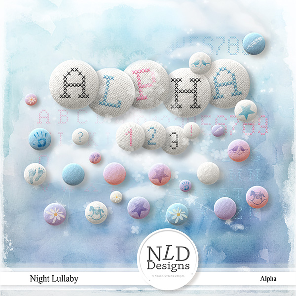 Night Lullaby Alpha and Buttons