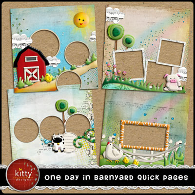 One Day in Barnyard Quick Pages
