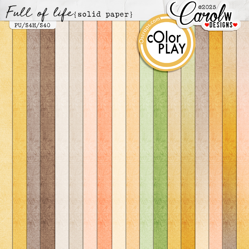 Full of life-Solid papers