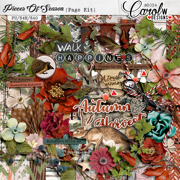 Pieces Of Season-Page Kit