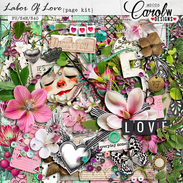 Labor Of Love-Page Kit