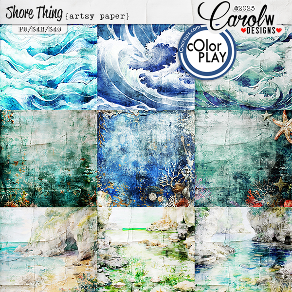 Shore Thing-Artsy paper