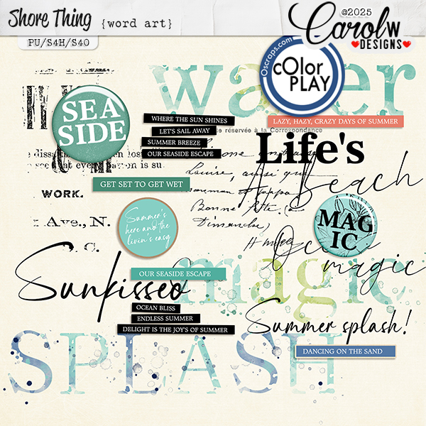 Shore Thing-Word art