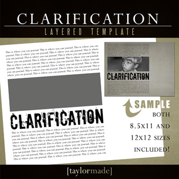 Clarification Layered Template