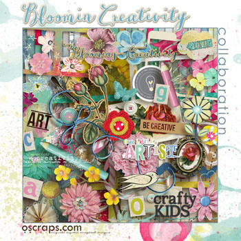 Bloomin' Creativity - An Oscraps 2014 Collaboration