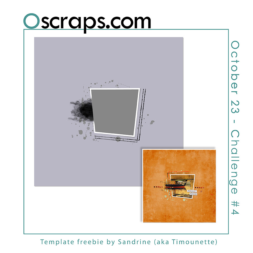 Oscraps Challenge Freebie October 2023 no 4 Template by Timounette