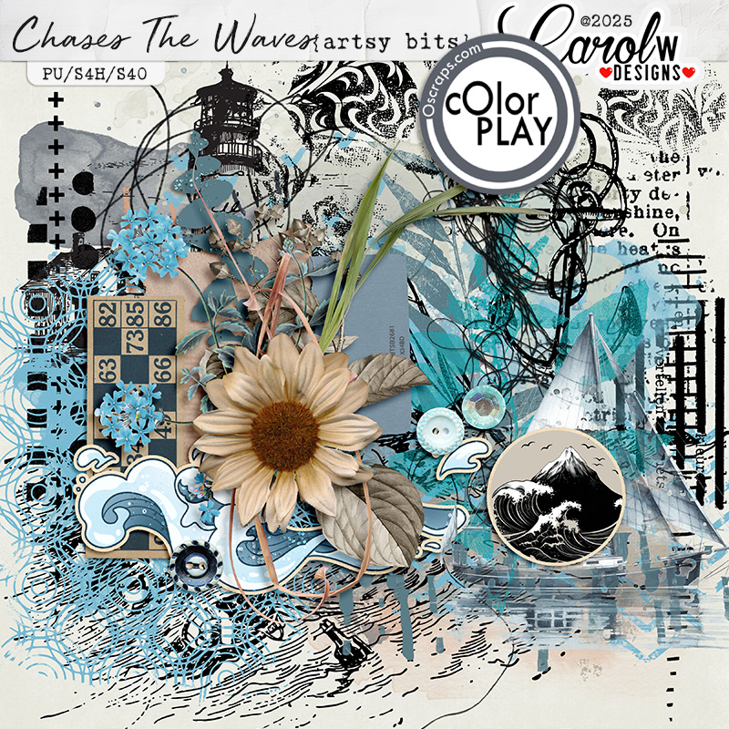 Chases The Waves-Artsy bits