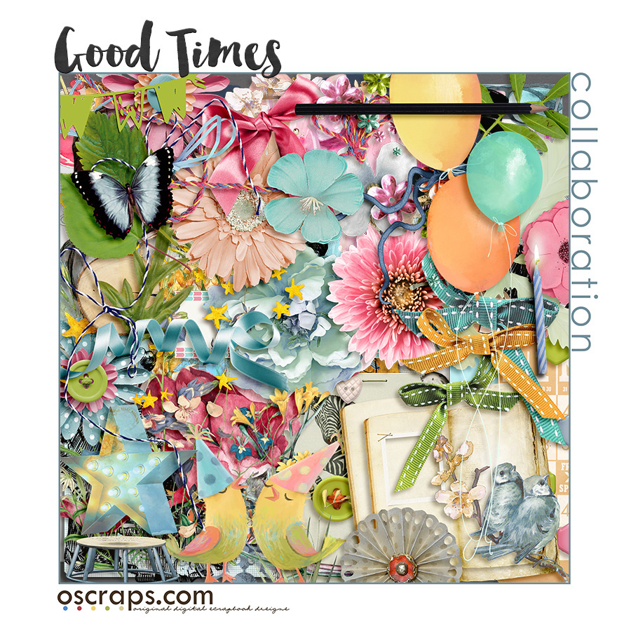 Good Times Digital Scrapbook Mega Collection MultiDesigner