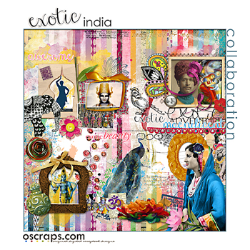 Exotic india - An Oscraps 2014 Collaboration