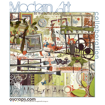 Modern Art - Oscraps Collaborative Kit
