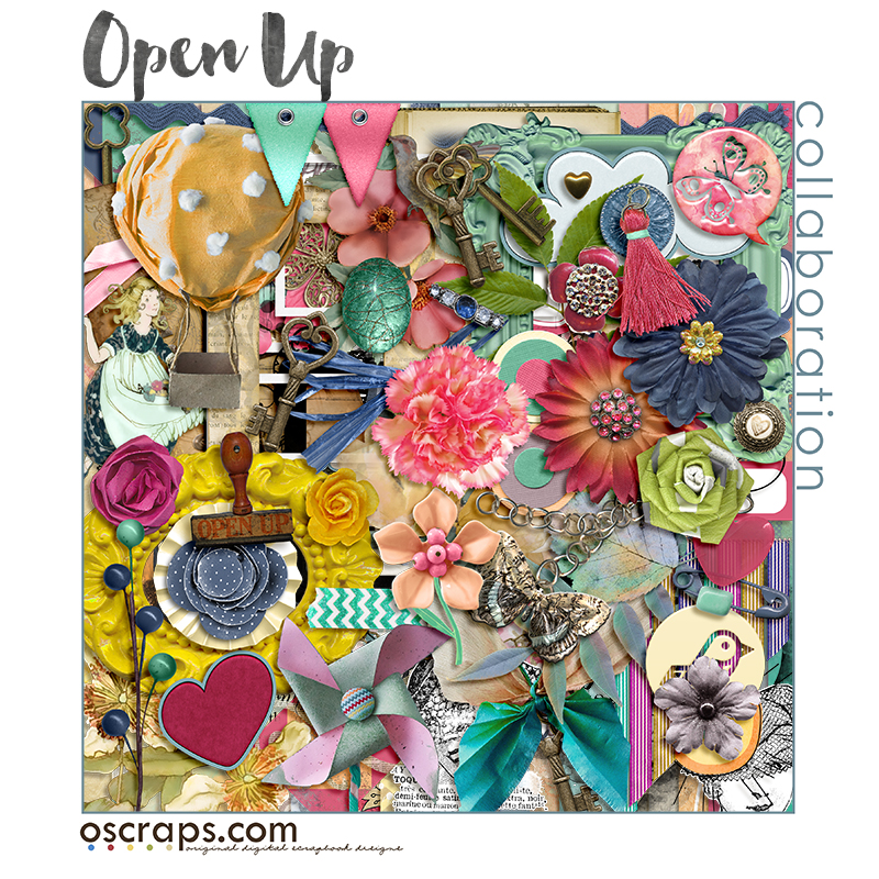 Open up Digital Scrapbook Mega Collection MultiDesigner