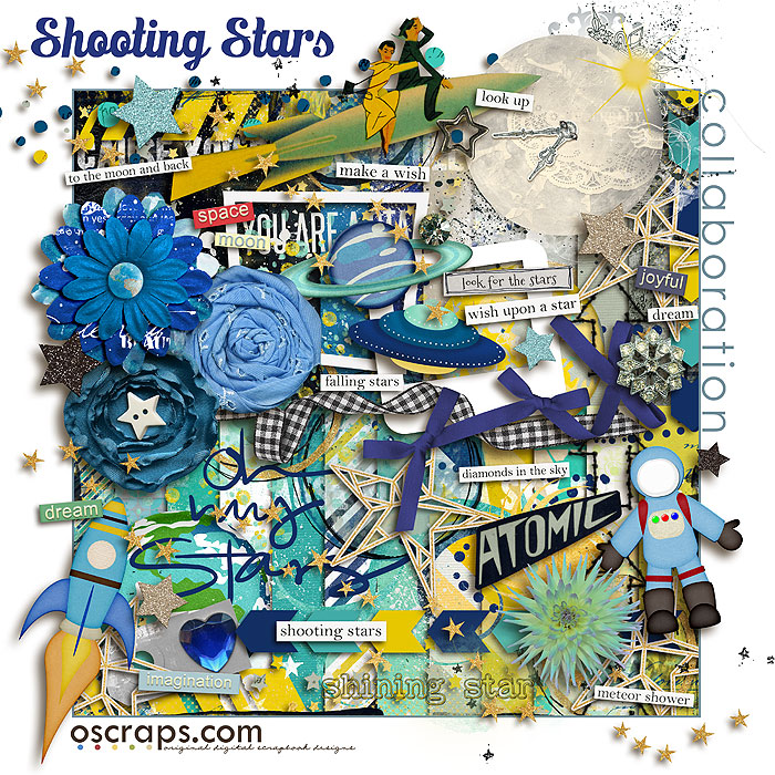 shooting Stars - An Oscraps 2014 Collaboration