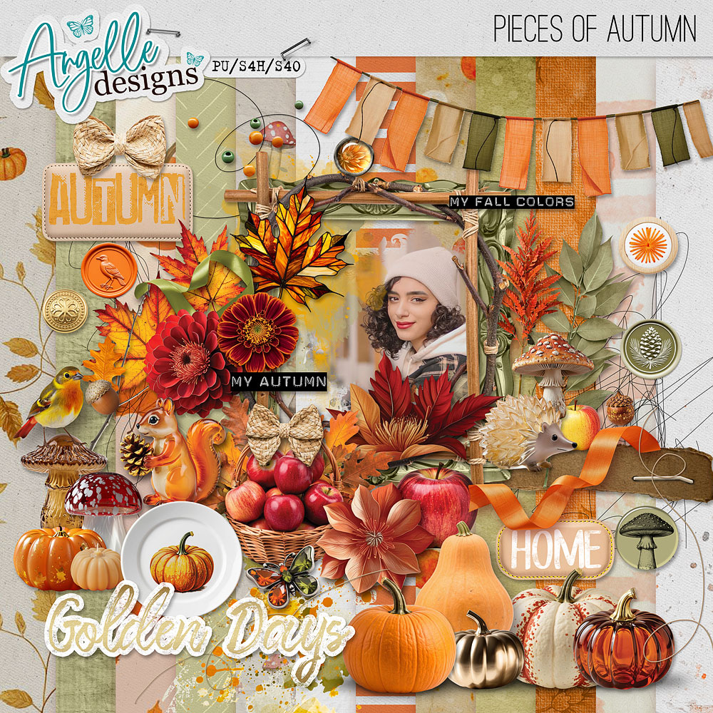 Pieces of Autumn by Angelle Designs
