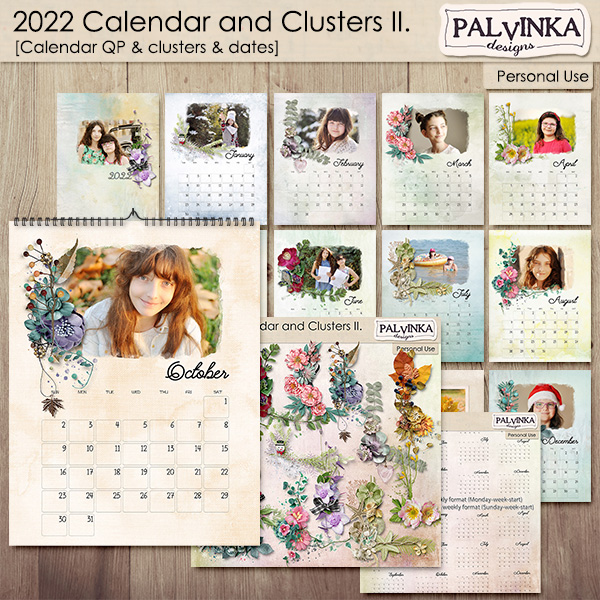 2022 - Calendar and Clusters II. 