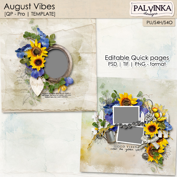 August Vibes QP-Pro Templates