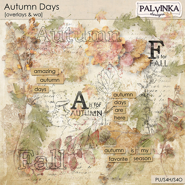 Autumn Days Overlays and WA
